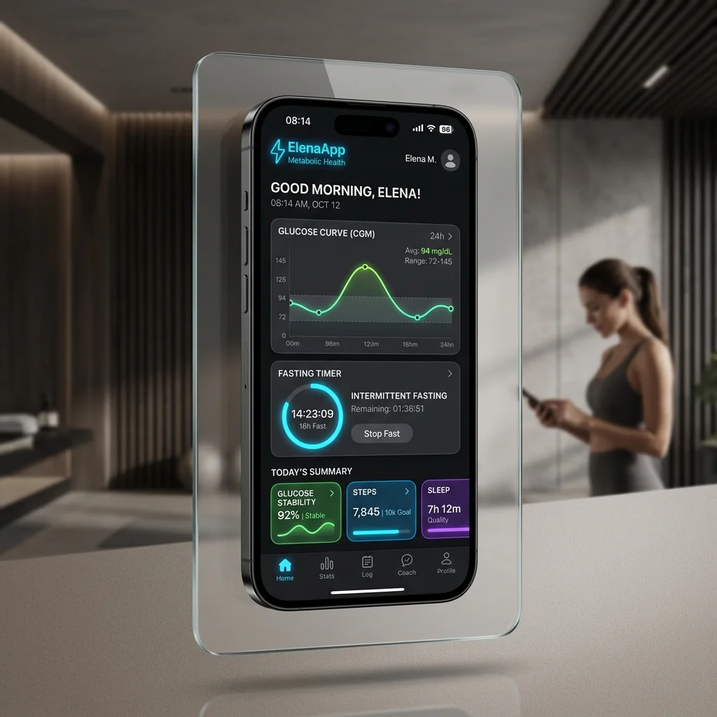 ElenaApp metabolic dashboard